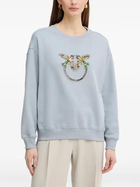 bead-embellished sweatshirt by PINKO