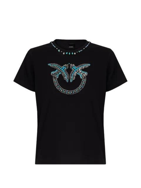 beaded embellished T-shirt by PINKO