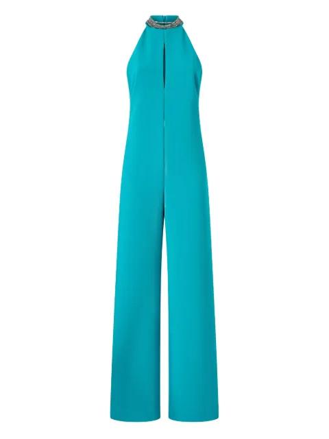 beaded halter jumpsuit by PINKO