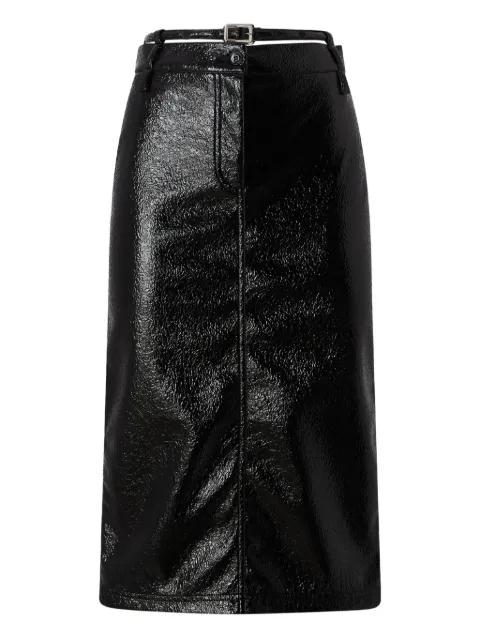 belted midi skirt by PINKO