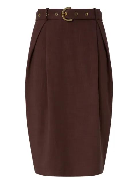 belted skirt by PINKO