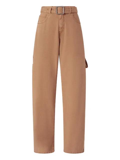 belted utility-pocket jeans by PINKO