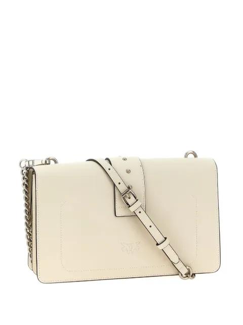 bird-embellished flap cross body bag by PINKO