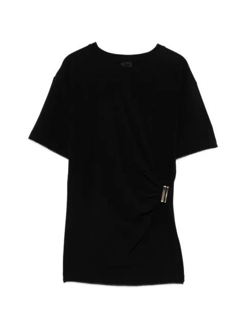 buckle draped T-shirt by PINKO