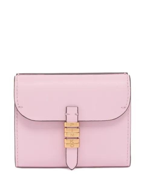buckle leather wallet by PINKO
