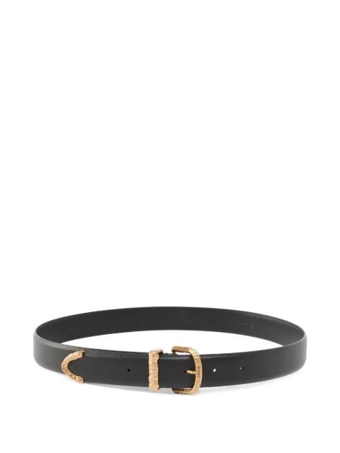 buckled leather belt by PINKO