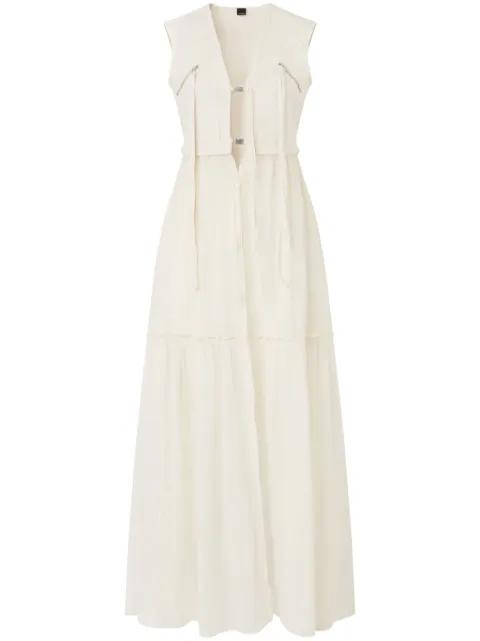 buckled long dress by PINKO