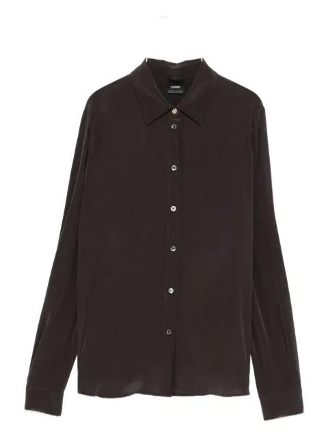 button-down silk shirt by PINKO