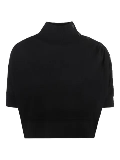 button-fastening T-shirt by PINKO