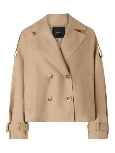 buttoned cropped jacket by PINKO