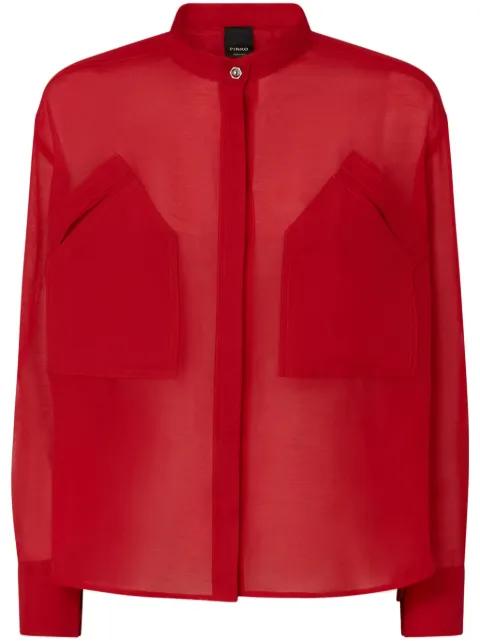 chest-pocket shirt by PINKO
