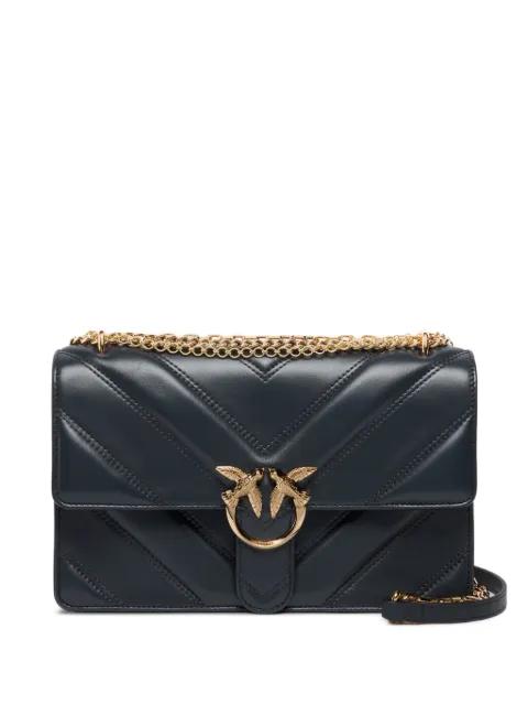 chevron chain crossbody bag by PINKO