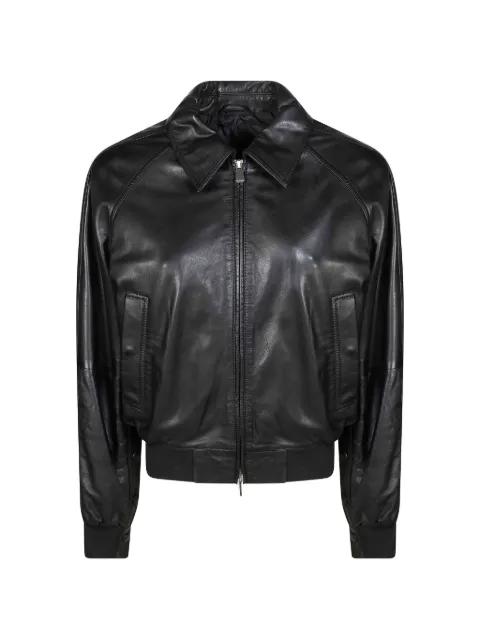 collared bomber jacket by PINKO