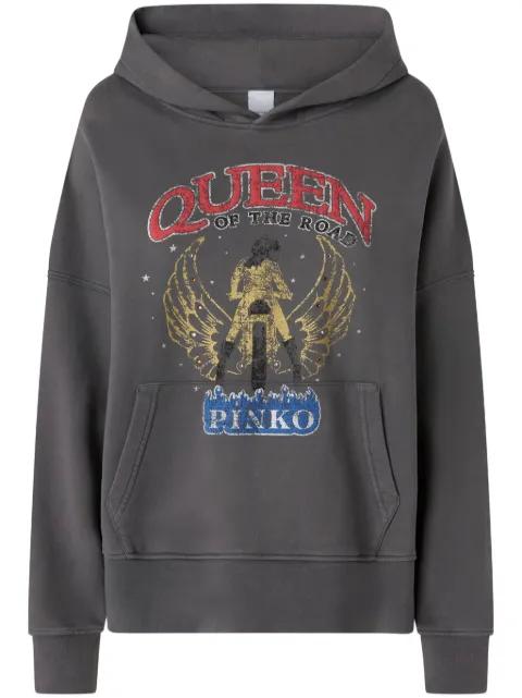 cotton hoodie by PINKO