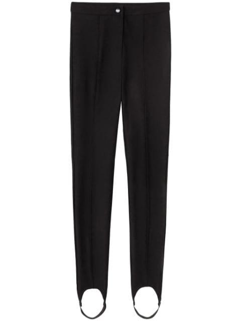 creased straight-leg trousers by PINKO
