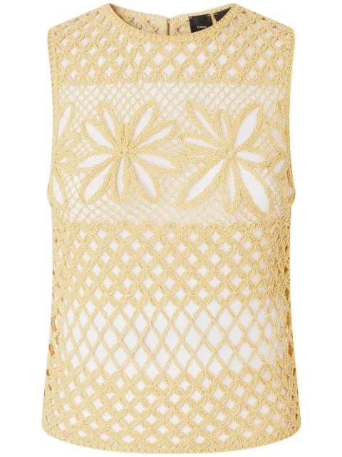 crochet vest by PINKO