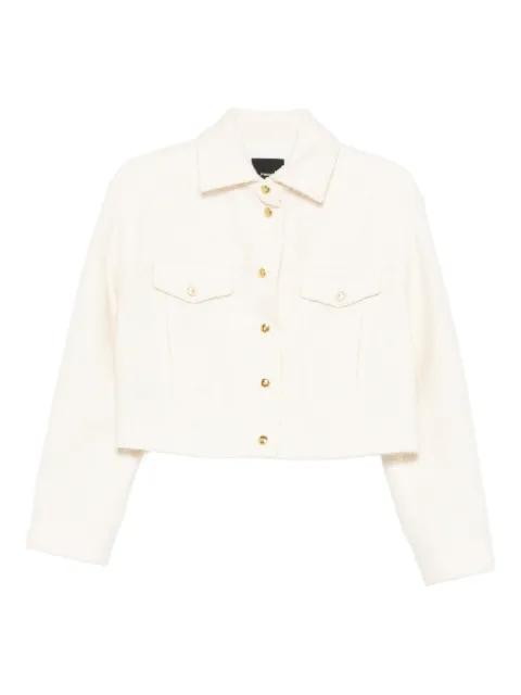 cropped tweed jacket by PINKO