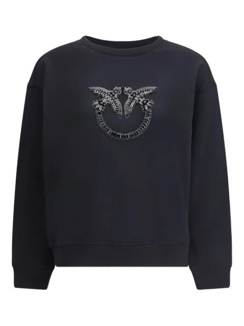 crystal-embellishment sweatshirt by PINKO