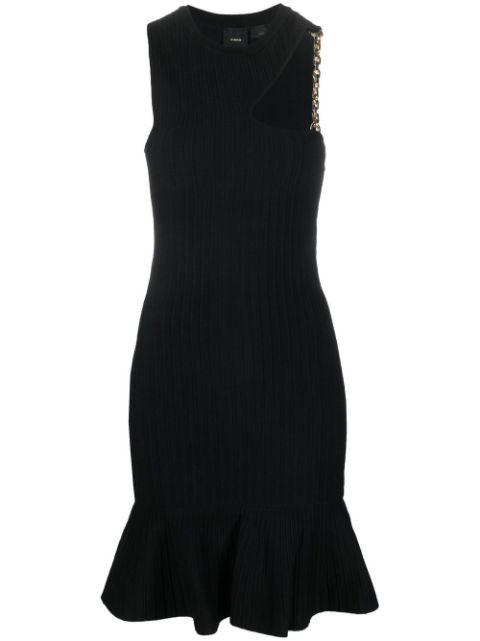 cut-out knitted minidress by PINKO
