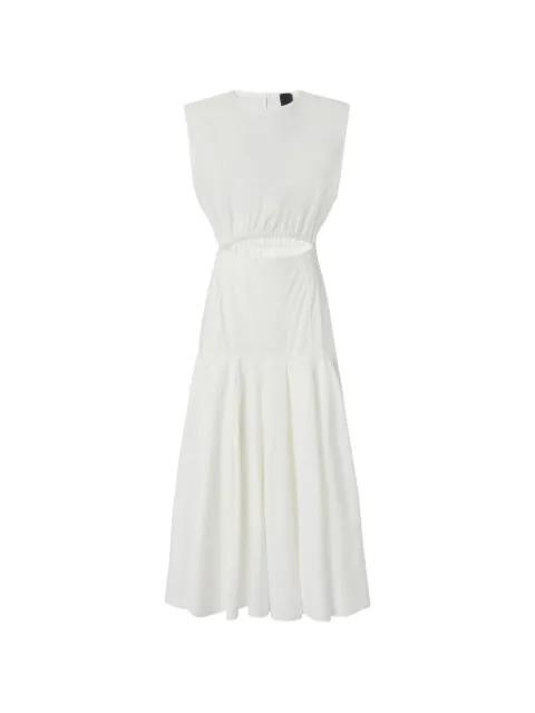 cut-out sleeveless midi dress by PINKO