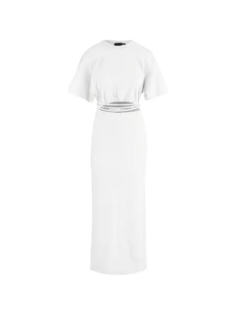 cut-out wrap-around dress by PINKO