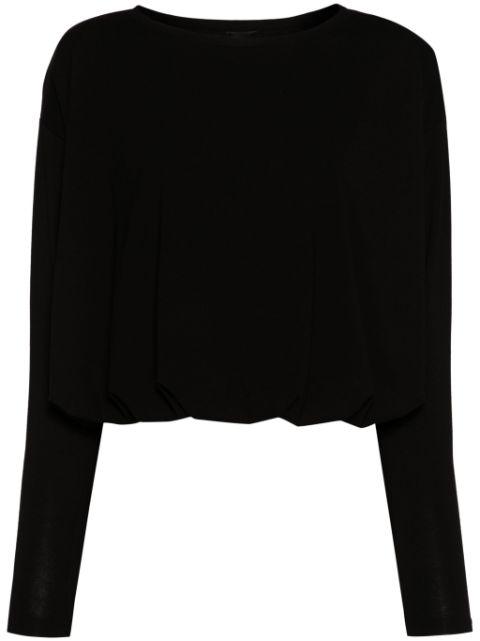 draped jersey T-shirt by PINKO