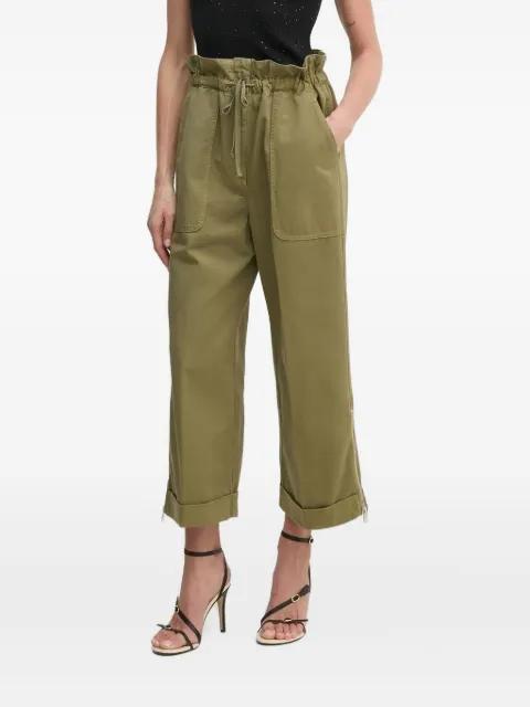 drawstring cuffed trousers by PINKO