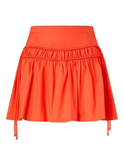drawstring gathered skirt by PINKO