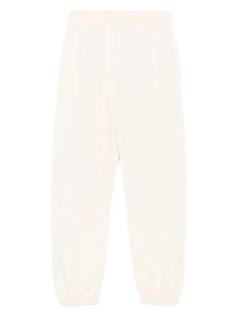elastic-ankles cotton trousers by PINKO