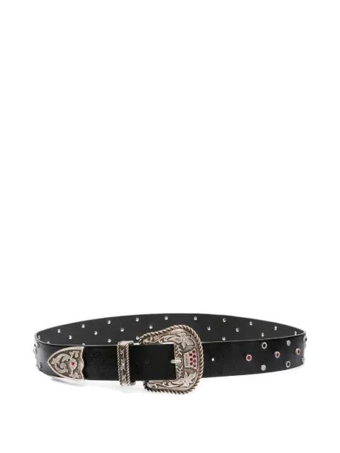 embellished buckle belt by PINKO