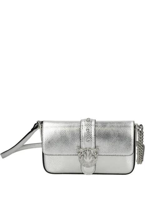 embellished-buckle cross body bag by PINKO