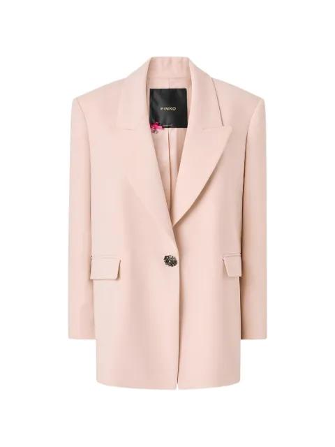 embellished-button blazer by PINKO