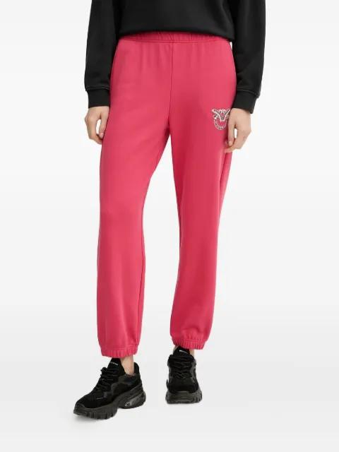 embellished cuffed track pants by PINKO