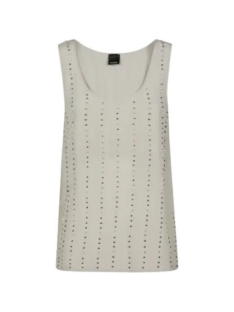 embellished vest by PINKO