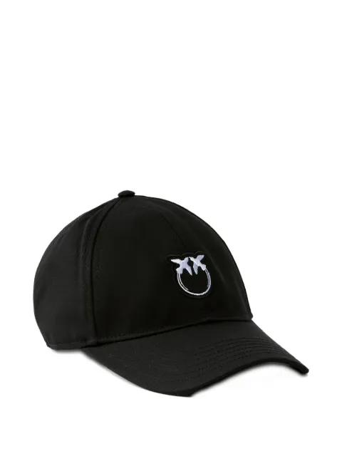 embroidered-logo baseball cap by PINKO