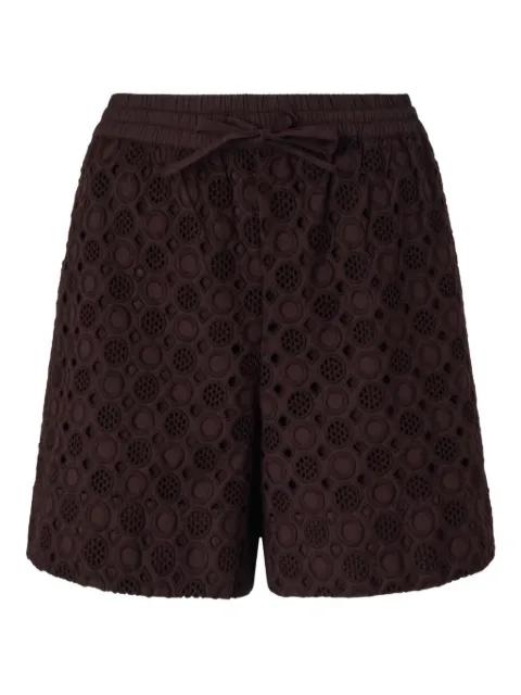 embroidered shorts by PINKO