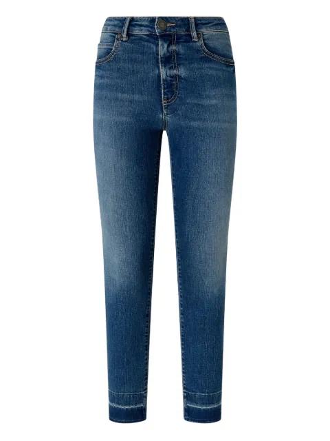 embroidery cuff denim jeans by PINKO