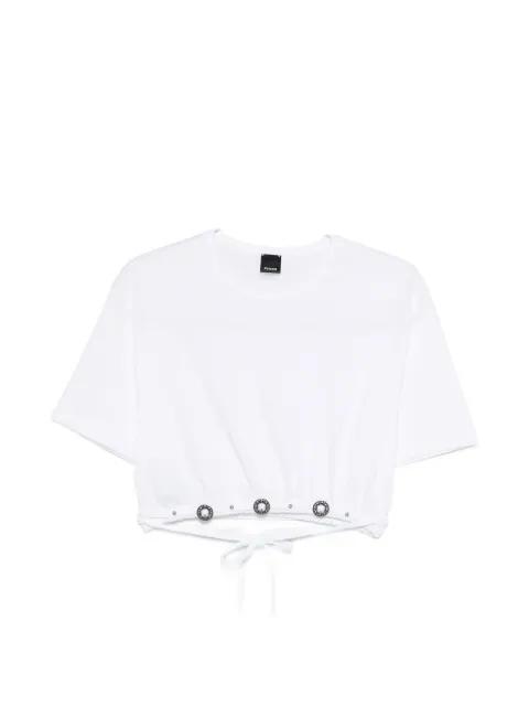 eyelet drawstring T-shirt by PINKO