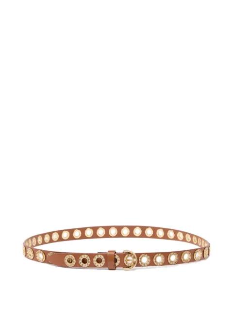 eyelet embellished belt by PINKO