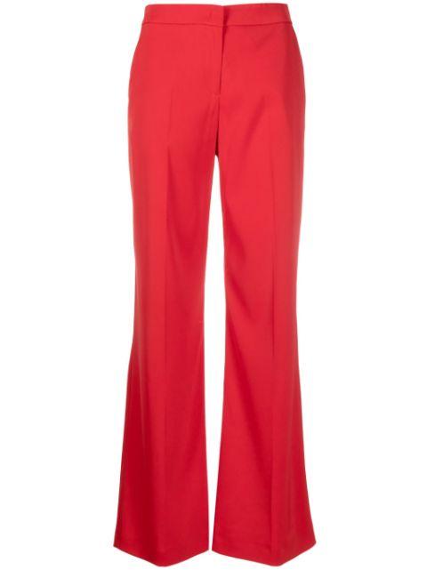 flared tailored trousers by PINKO