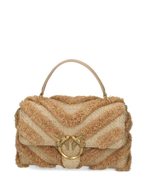 fringed chevron shoulder bag by PINKO