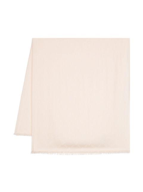 fringed-edge rectangular scarf by PINKO