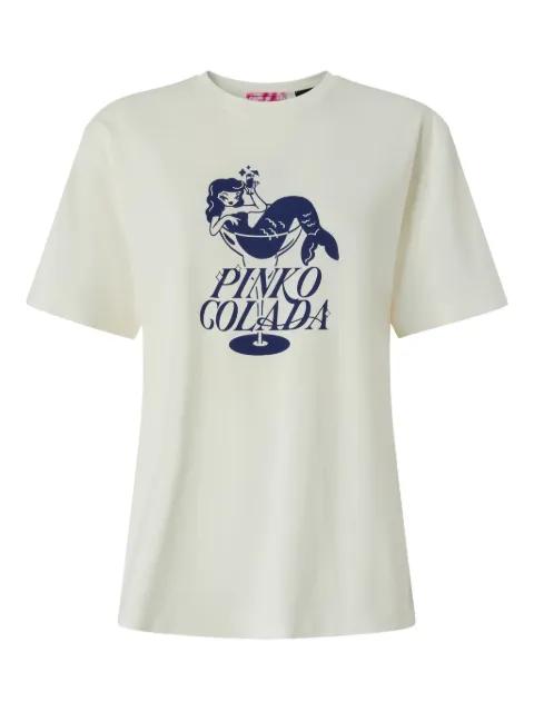 graphic print T-shirt by PINKO