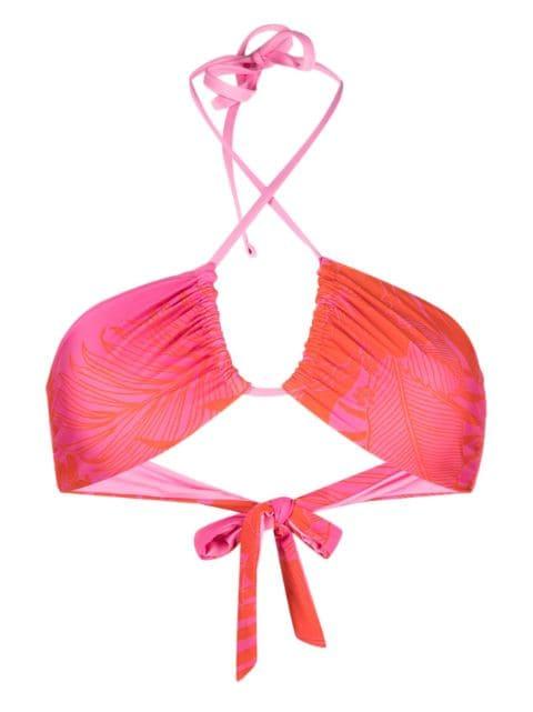 halterneck bikini top by PINKO