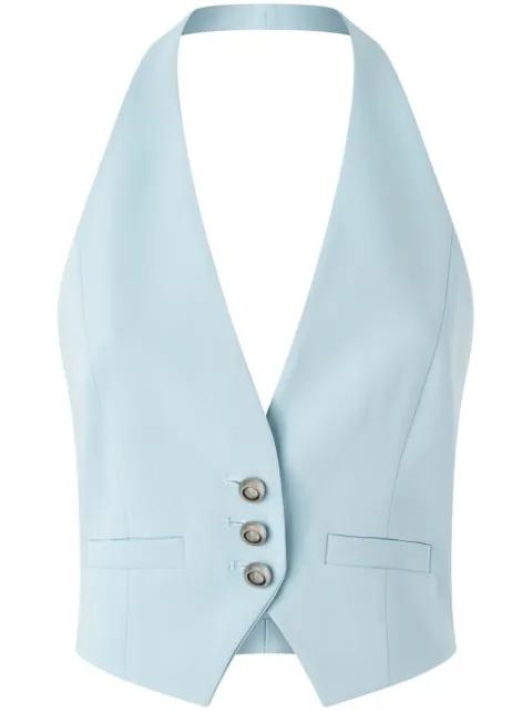 halterneck waistcoat by PINKO
