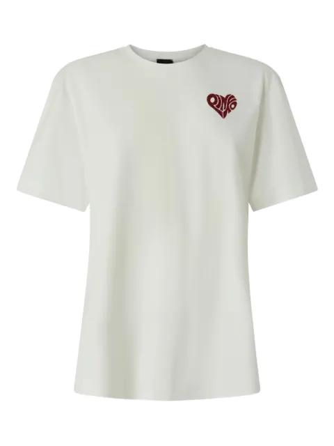 heart print T-shirt by PINKO
