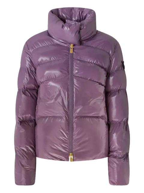 high-neck quilted jacket by PINKO