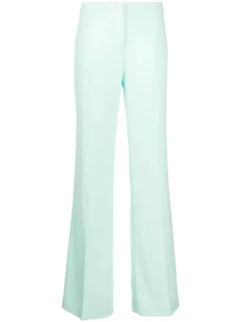 high-rise straight-leg trousers by PINKO