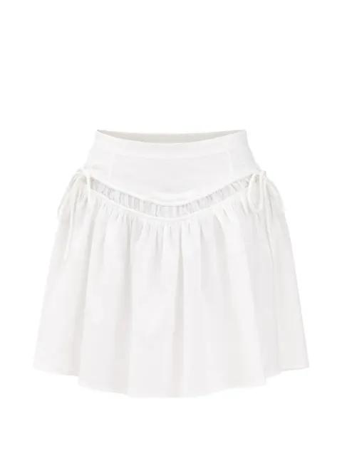 high-waisted flared mini skirt by PINKO