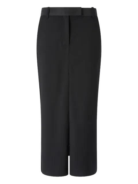 high-waisted slit midi skirt by PINKO